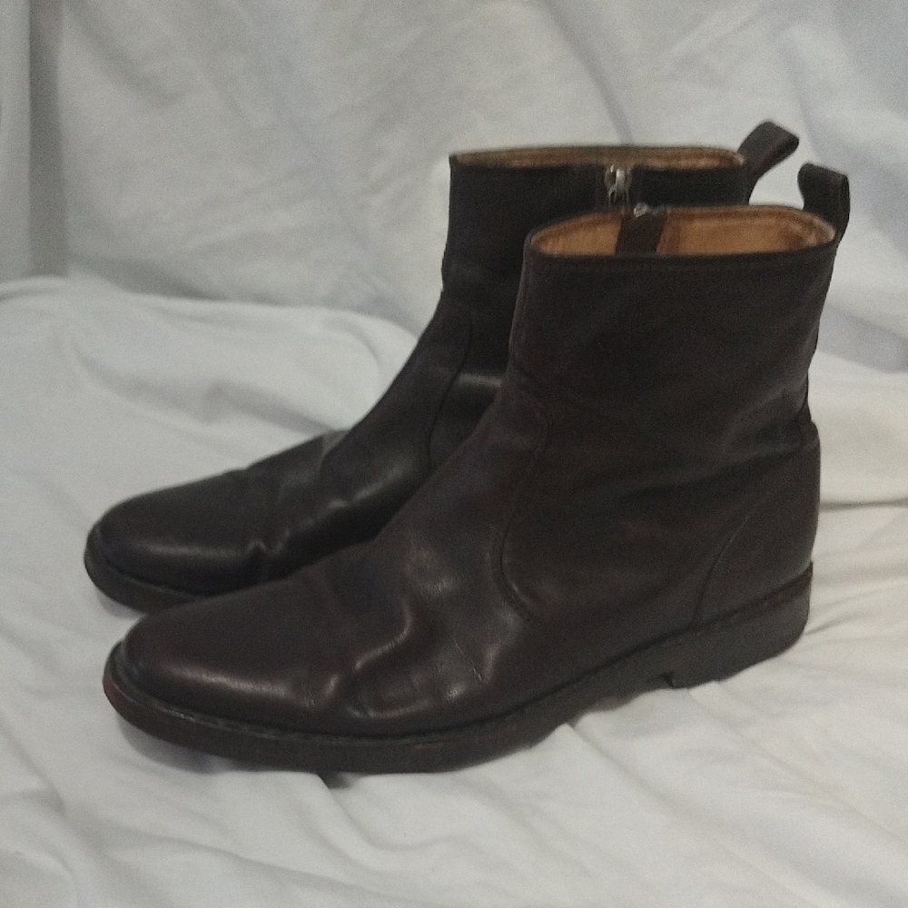 Coach Men's Jeremy Brown Leather Boots. Sz 9.5